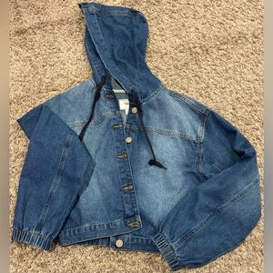 YMI Blue Jean Jacket with Hood